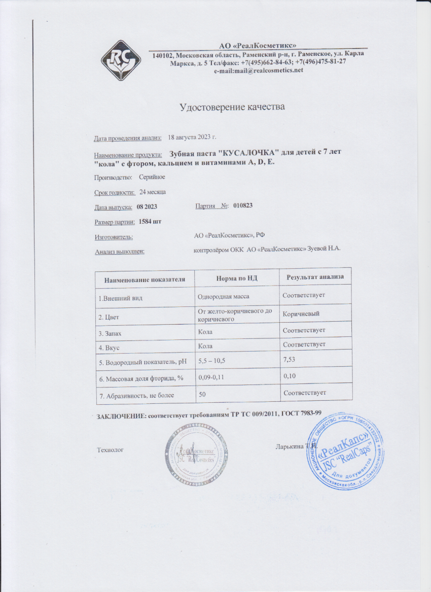 Паспорт №082023